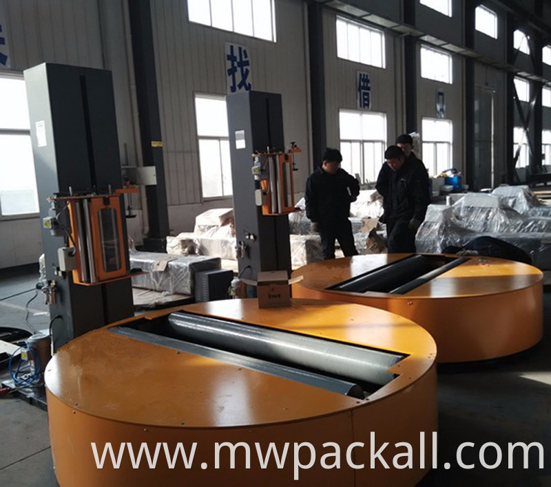 Wholesale Reel Wrapper/Paper Roll Wrapping/Cylindrical stretch film wrapping packaging machine for paper factory